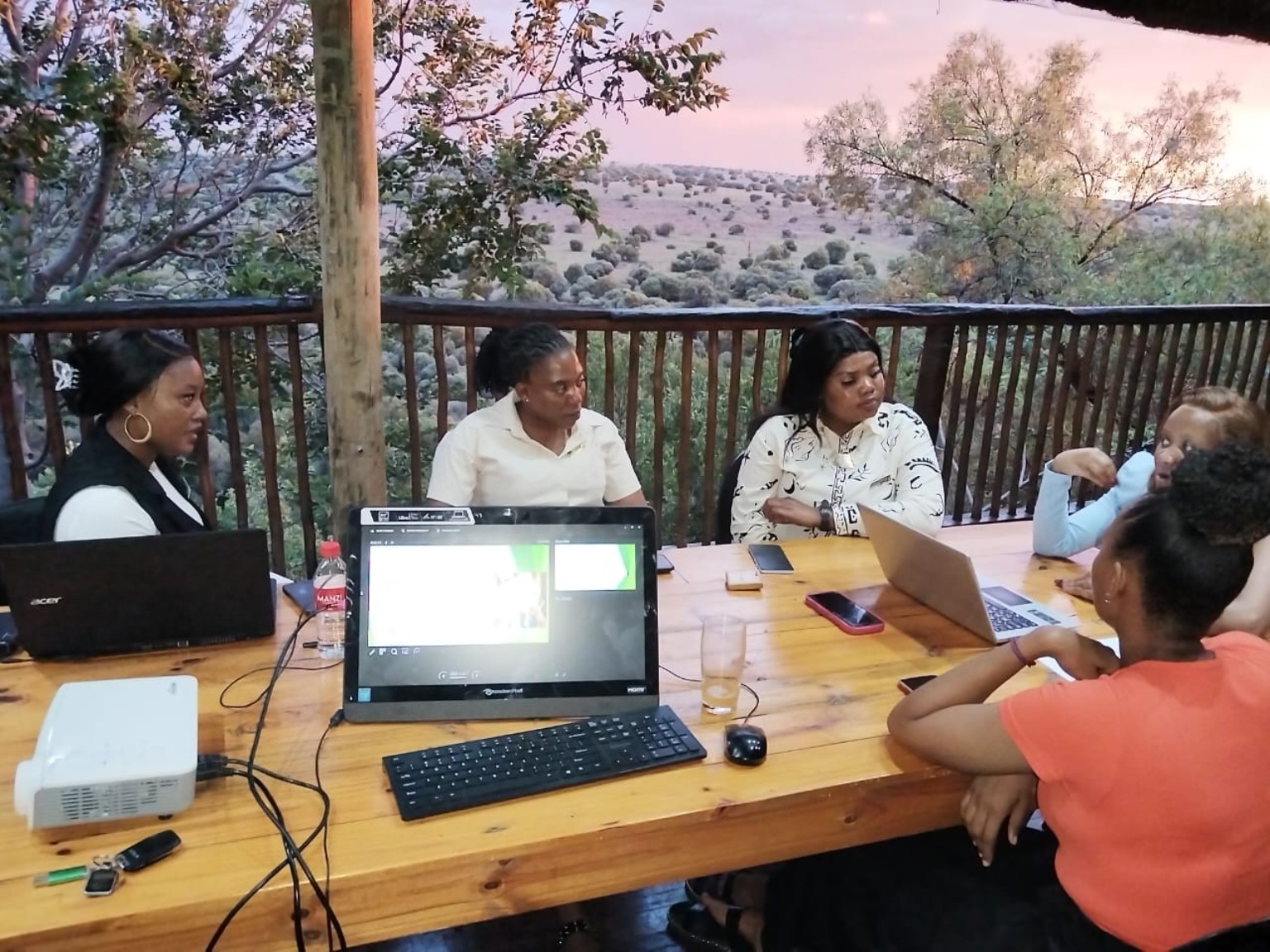 Manyabolo team workshop, photograph 1